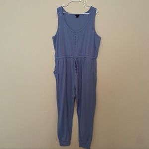 Rue 21 Plus Size Jogger Style Jumpsuit Light Blue Size 3x